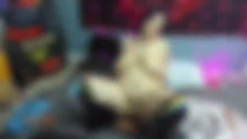 Horny slut rides cock hard tits bouncing.