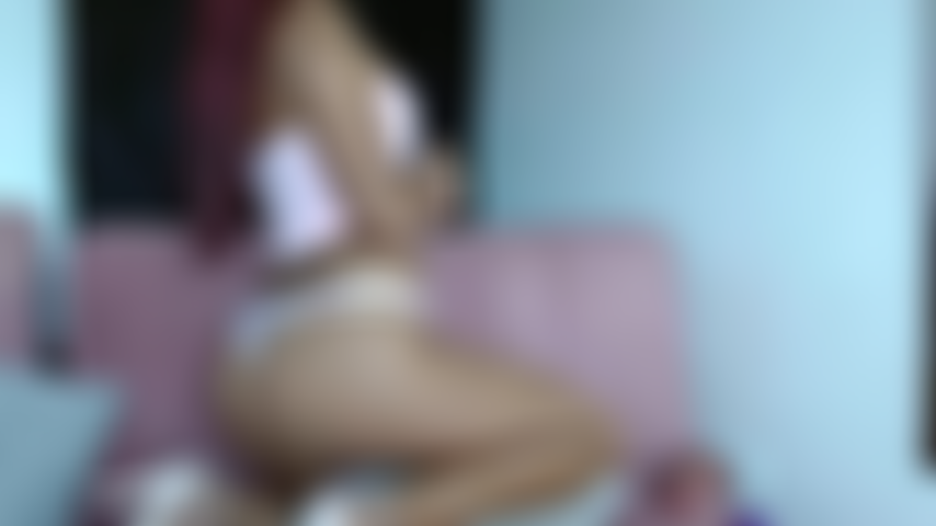 Sexy redhead playing.