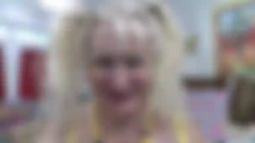 Pov_of_face only wth no makeup_piggy_tails---slapping_toy_on_my_face_so_i_can_smell_your_nut.