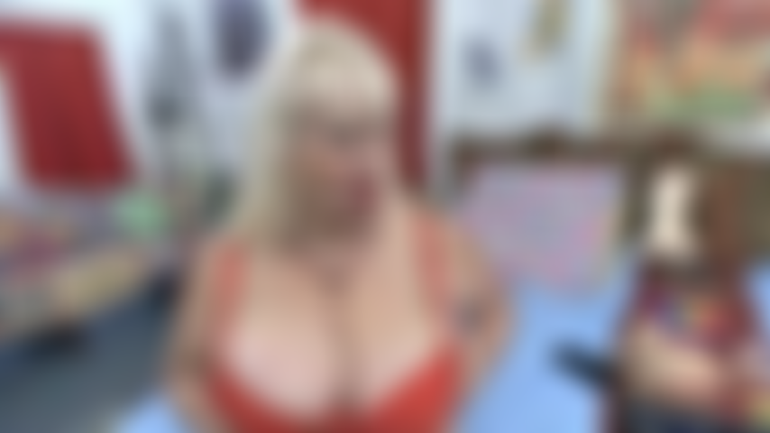 NONE_NUDE----RED_BRA_TEASE--JUST_BOUNCING_TITS_IN_BRA