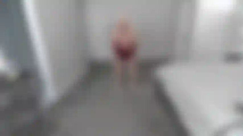 BURGANDY DRESS &TEASE WITH HIGH HEELS---LAYING BACK WITH LEGS SPREAD OPEN IN THE AIR---REVERSE COWGIRL--DIRTY TALK & TITS