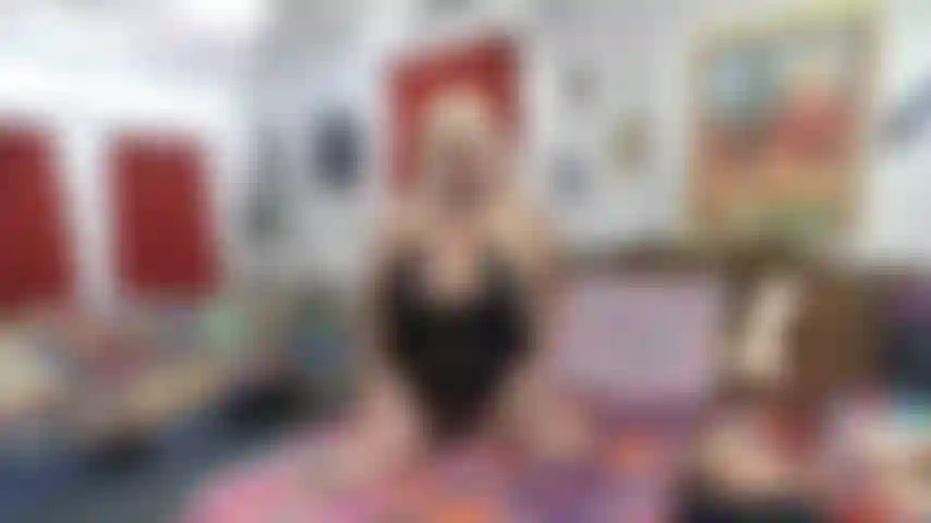 RIDING_BLACK_TOY_IN_A_DRESS_SHOWING_TITS_BOUNCING_&_HANGING_WITH_DIRTY_TALK