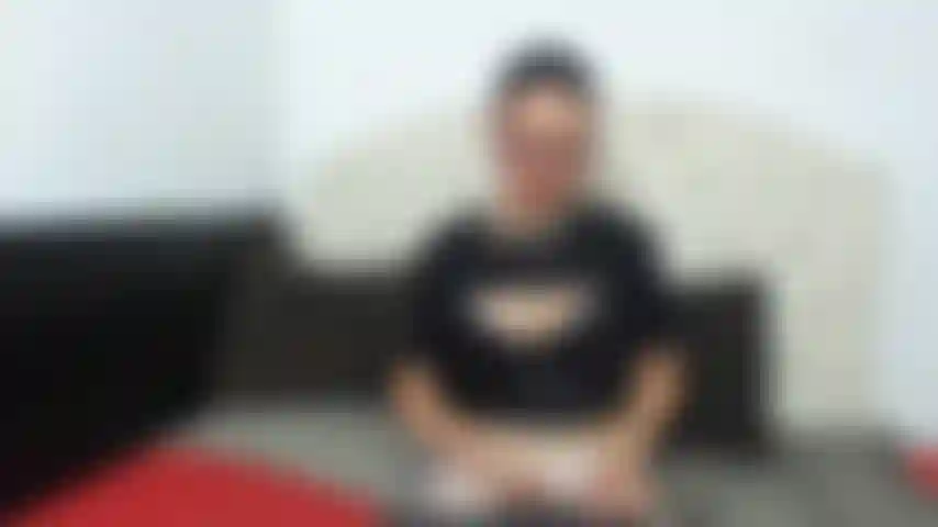 mouth and  open legs