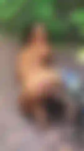 POV: Cuckold throbbing his penis while recording horny Sophie get f**ked in the yard cum creamy