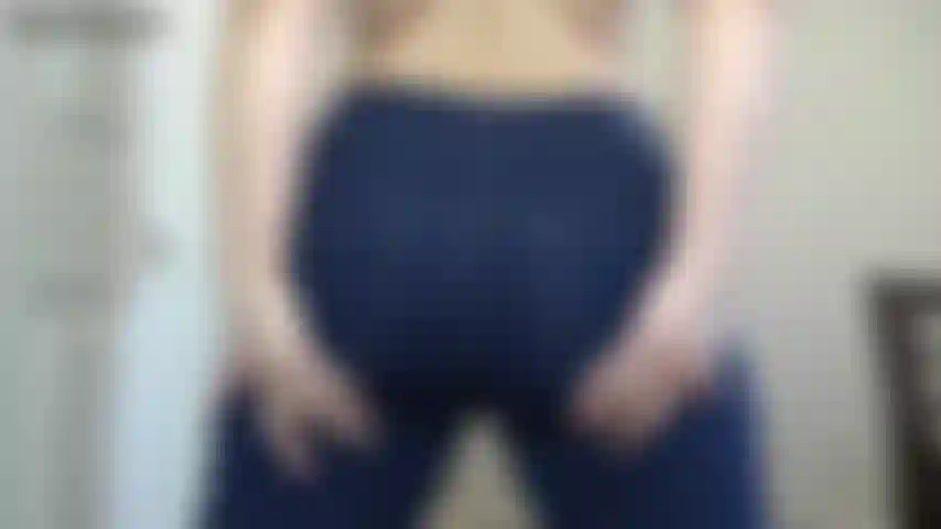 Stroke to My Oiled Up Clenching Cheeks- I surprise you by wearing my tightest jeans, then strip to a thong and then naked to oil up my giant ass. Tease your cock until I tell you to cum!