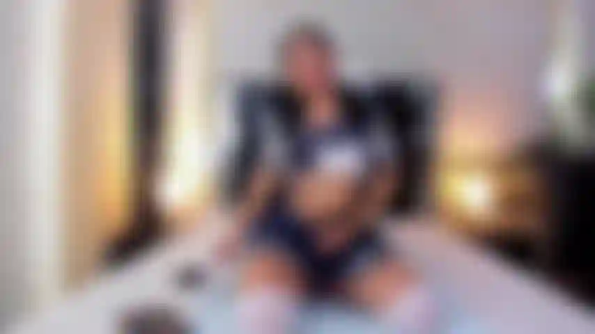 sexy schoolgirl seducing the camera