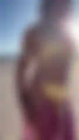 cumming outdoors in the desert