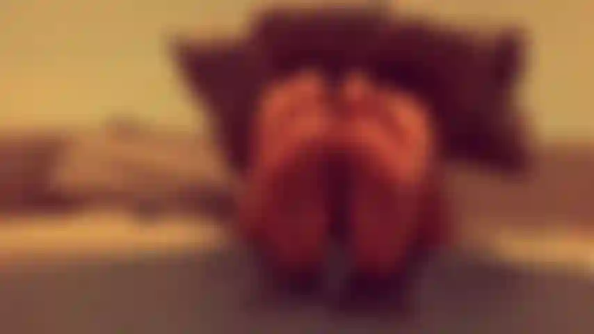 TEAL REVEL - ASMR Foot Torment Ignore: Black Domme Scrapes Soles on Table, Camera Shaking