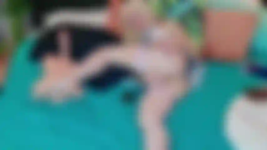 School-uniform, watching porn and side-fucking