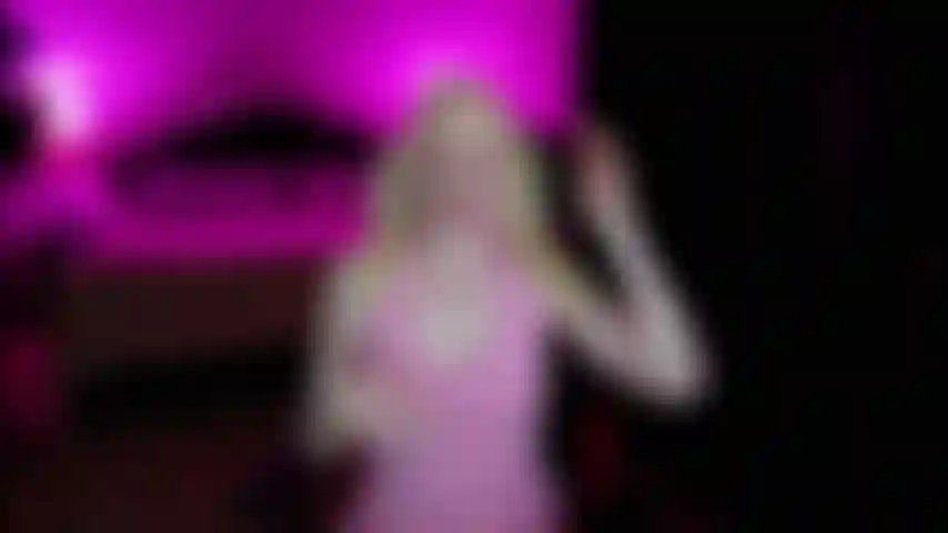 Cute girl with pigtails uses strapon on you