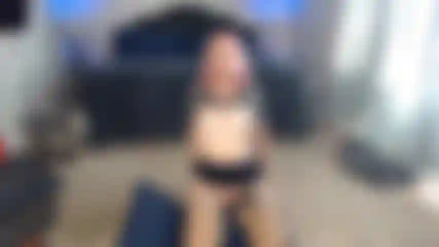Wand orgasm on knees