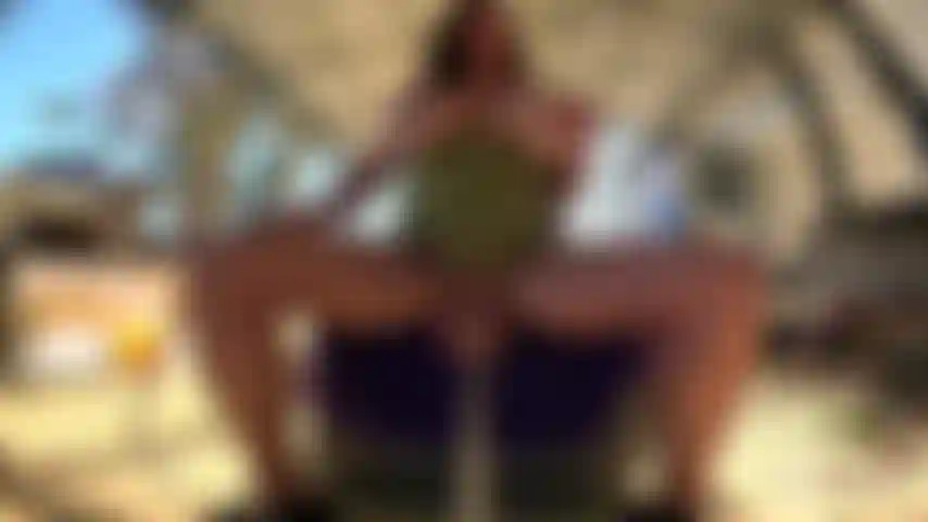 Deck Chair Squirt- Throw back to last summer when I enjoyed some time outside on the deck at my RV with my fuck machine. I set it up and pound my pussy until I cum and squirt everywhere.
