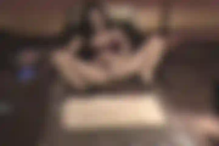 Red & black bra-thong squirt-closeups