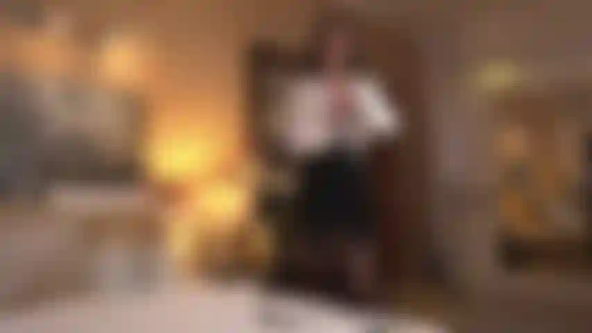 Dirty secretary, seducing Boss and making him offer her a raise for a "special" treatment!