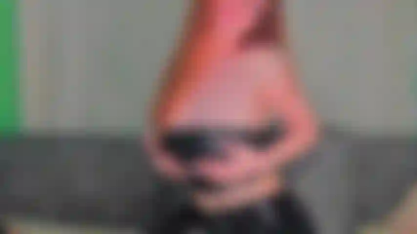 Latex outfit worship (fetish ).