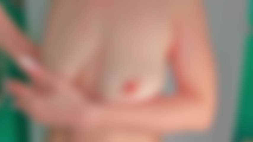 Cream on boobs.
