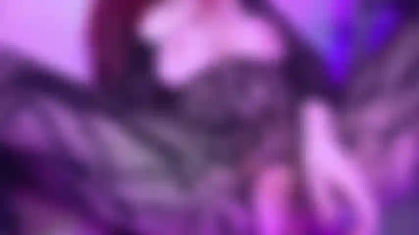 Curvy Goth Pornstar Fucks Wet, Hairy Pussy with Pink Glass Dildo in Crotchless Black Lace Bodystocking Lingerie