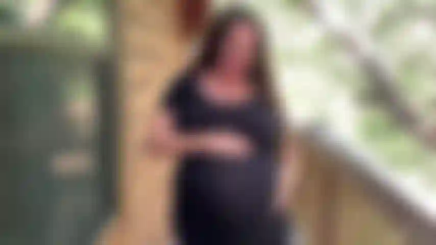 9 Months Pregnant Striptease