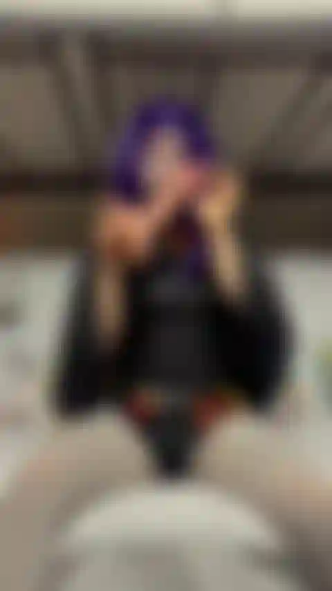 Freaky Raven has their first encounter being a true fucking slut. Using their split tongue a large 8' cock, spitting on it & sucking those balls up. Doing some deep throat, making it nice & slobbery you can hear gaggin  & watch a slutty Raven take 2 cocks