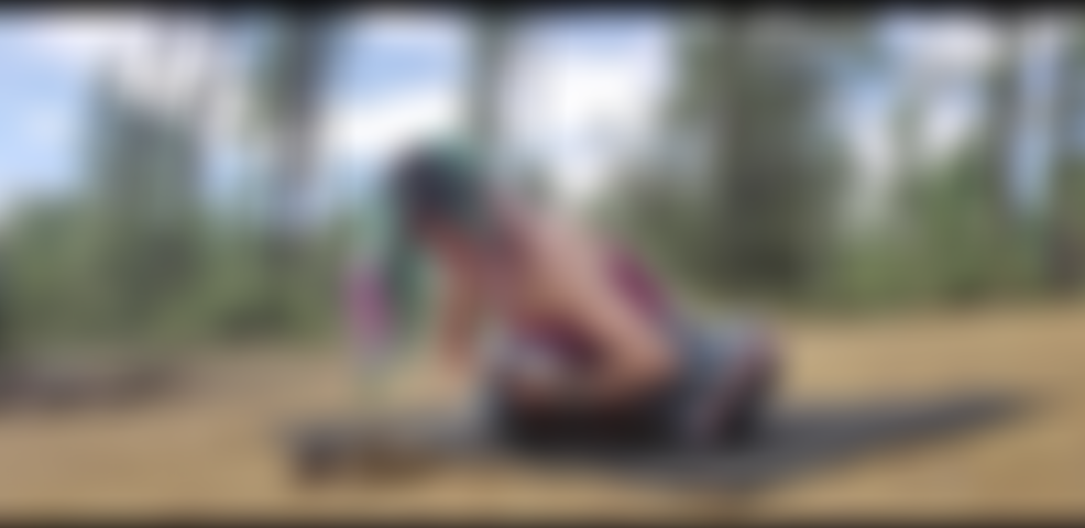 Yoga video from before I was heavily modified- Outdoors & finish naked