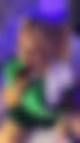 licking a creamy donut