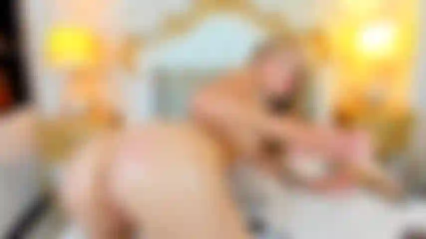 Sexy blonde girl fucking her asshole!