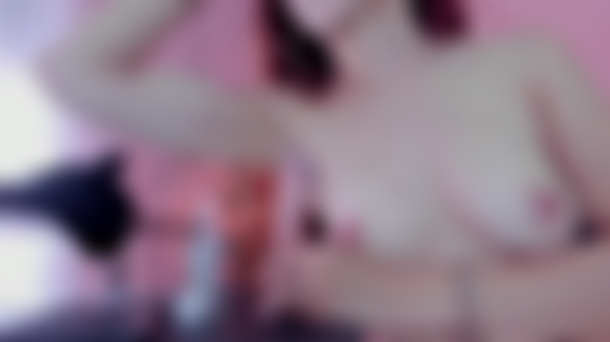 Playing with my dildo and cream in my armpits.