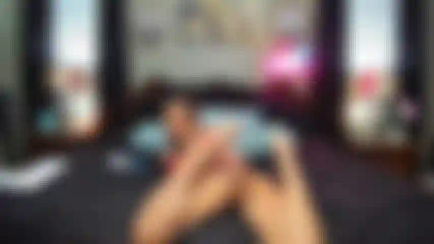 Fucking my ass with my new glass toy then creaming all over it