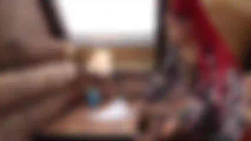 This secretary needs training. Hit my pussy with your big cock daddy. Is this pussy yours? Are you gonna fuck it?