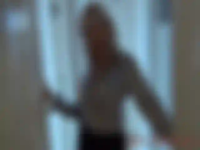 Estate Agent Christie in Satin blouse