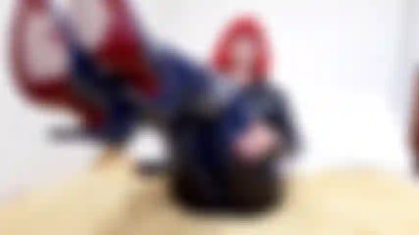 Catsuited Booted Slut ANAL DP with 2 BBC Total Stretched holes!