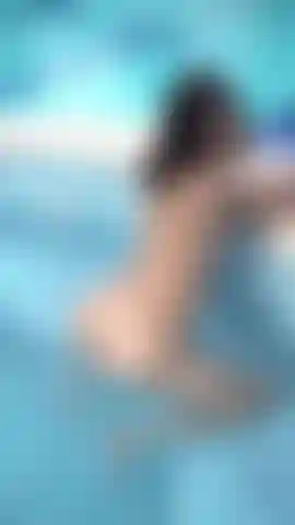 Splashing water in the pool!