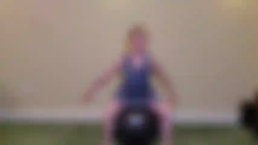 Pregnant Exercise Ball Workout
