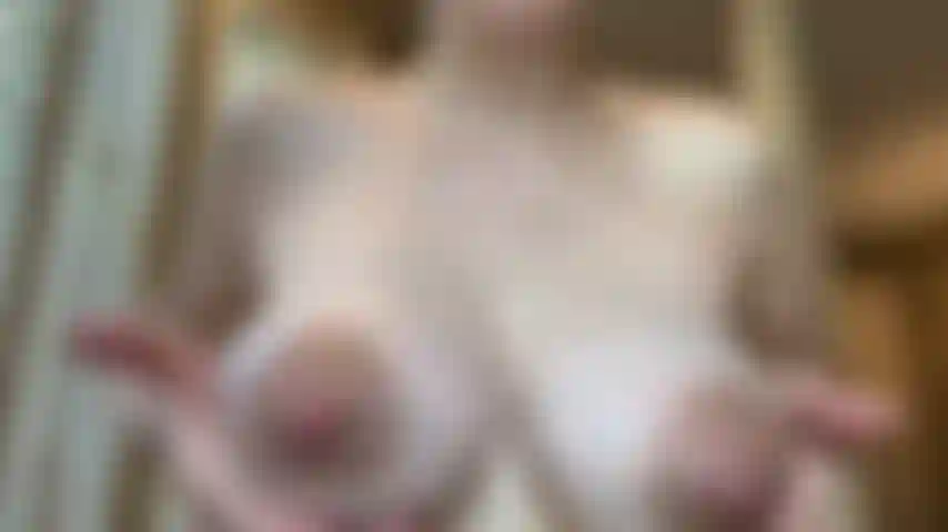 Milky Engorged Tits Oiled Up and Squirting