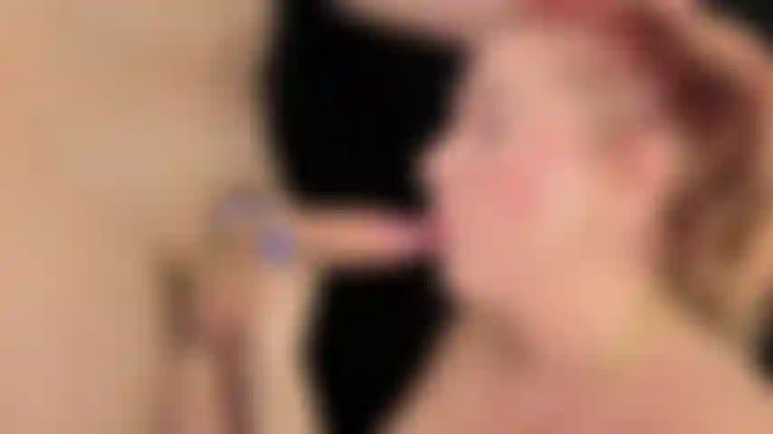 Extreme sloppy blowjob with deepthroat and facial cumshot