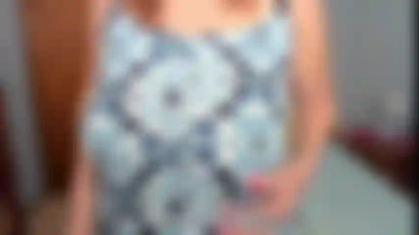 Sexy Short Dress Bare Ass Gstring tease- I stand in sexy short dress and then tease with my big ass. Then get on bed shake it show off body.