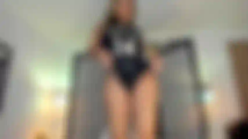 Striptease of blonde