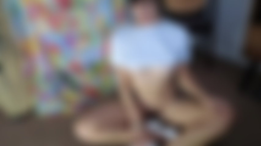 White heels, no bra, wet & wild tease.