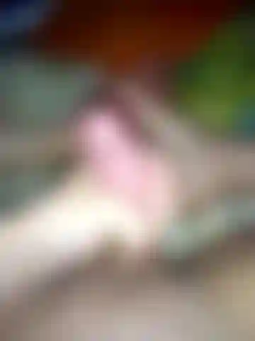 watching porn and draining my balls on my feet (hot pink toenails and thick white load))