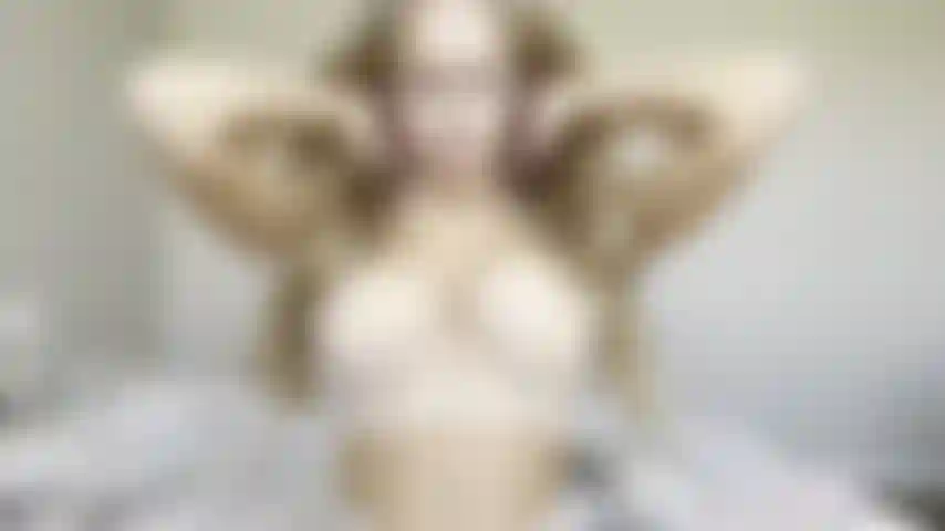 Solo 12/08/2023. Beige underwear. Play with my big tits and smear them with cream