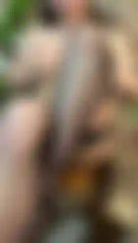 Nude body and soft nylon stockings.